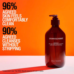 Grown Alchemist Invigorate Hand Wash Refill Pouch, Sweet Orange, Cedarwood, Sage. Soothe, Soap to Cleanse & Nourish Skin, (500mL).