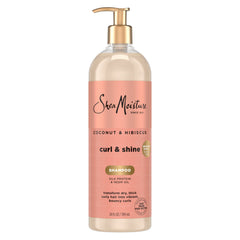 SHEA MOISTURE SilconeFree Shampoo for Wavy Hair and Hibiscus ParabenFree Shampoo, Coconut, 24 Fl Oz