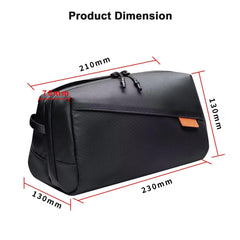 NALACAL All-in-One Electronic Accessories Travel Case, Large Capacity Cable Organizer Pouch for Cords, Chargers, Earphones, and Gadgets, Durable Waterproof Storage Bag with Multi Pockets and Handle