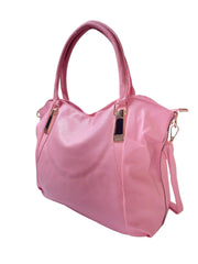 Purses and Handbags for Womens Top Soft Satchel Shoulder Tote Bags Wallets - Pink