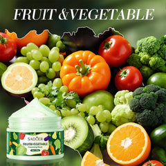 Organic Vegetable & Fruit Face Mask, 2.7% Azelaic Acid β Exfoliating, Pore Minimizer, Hydrating & Refreshing Skincare for Acne, Oily Skin & Blackheads