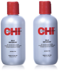 CHI Silk Infusion, White Red, 6 Fl Oz (Pack of 2)