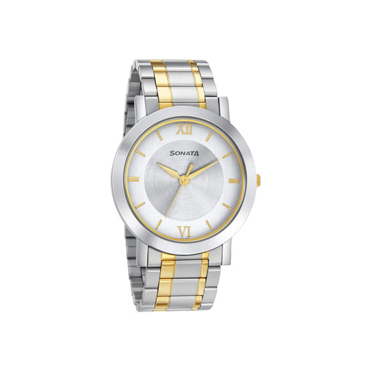 Sonata Grey Dial Analog watch For Men-NR77108BM02W