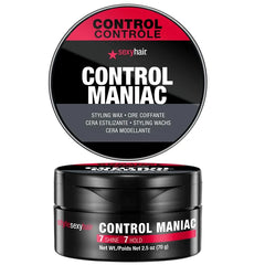 SexyHair Style Control Maniac Styling Wax | Provides Definition | Long Lasting Shapes and Styles | Adds Shine