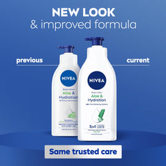 NIVEA Body Lotion Hydration, Aloe Vera, Normal to Dry Skin - 625ml
