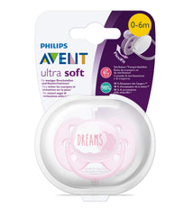 AVENT Philips Philips Ultra Soft Dummy 0 6 Months Single Pack