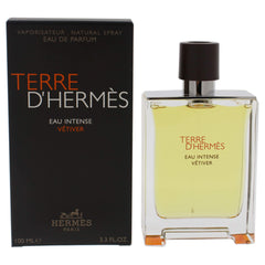 Terre D'Hermes by Hermes Eau Intense Vetiver For Men - 100 ml, Packaging May Vary