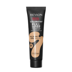 Revlon Liquid Foundation, ColorStay Face Makeup for Normal and Dry Skin, Longwear Full Coverage with Matte Finish, Oil Free, 175 Natural Ochre, 1.0 Oz