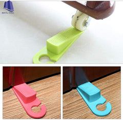 Royal Apex 4Pcs Door Stopper Wedges Mouse Design Guard Baby Safety Protector Non-Slip Door Buffers for Kids Safety Guard Finger Protect for Home and Office, Interior Bathroom, Kitchen, Doors (Black)