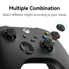 GeekShare Thumb Grip Caps for Xbox One Controller,Silicone Joystick Cover Solid Color Thumbsticks Cover Set Compatible with Xbox Series X,3 Pairs / 6 Pcs