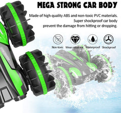 Seckton Amphibious RC Car for Kids Toys for 6-10 Year Old Boys 2.4 GHz Remote Control Boat Waterproof RC Monster Truck 4WD Remote Control Vehicle Gifts All Terrain Water Snow Pool Toy