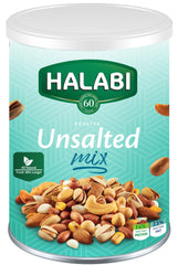 Halabi No Salt Mixed Nuts, Peanuts, Cashews, Almonds, Pistachios, Hazelnuts - Healthy Baked Snacks - 400g