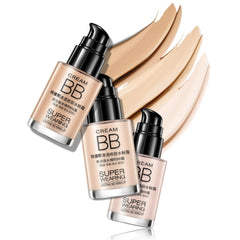 BB Cream Foundation, Instant Acne, Pores, Spot Coverage, Long Lasting Light Makeup Glow, Lightweight Moisturizer Concealer, Strong Nude Make-up Full Coverage BB Cream for Bright Skin (01# Ivory White)