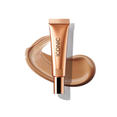 ICONIC London Sheer Bronze - Liquid Bronzer for a Radiant and Luminous Skin, Sun Kiss, 12.5ml