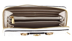 GUESS Womens Izzy Peony Zip Around Large Wallet Handbag