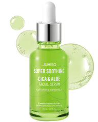 JUMISO Super Soothing Cica & Aloe Facial Serum, Skin Barrier, Hyaluronic Acid, Hydration, Soothing