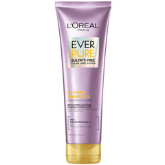 L'Oreal Paris EverPure Blonde Sulfate Free Shampoo for Color-Treated Hair, Neutralizes Brass + Balances, For Blonde Hair, 8.5 Fl Oz (Packaging May Vary)