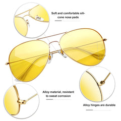 KANASTAL Polarized Sunglasses for Women and Men, Metal Frame Sun Glasses Retro Shades for Mens Driving Outdoor Military Style 100% UV400 Protection