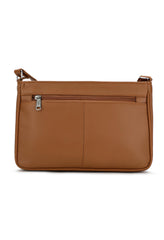 K London Real Leather Crossbody Sling Bag |Bag For Mobile Phone| Pouch Bag For Women & Girls | Shoulder Bags (Tan) (2201_tan)