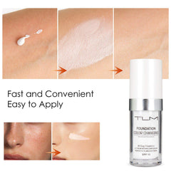 TLM Flawless Colour Changing Warm Skin Tone Foundation SPF 15 - 2 Pack
