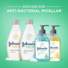 Johnson's, Anti-bacterial, Micellar Hand Wash, Mint, 500ml, 1+1 FREE