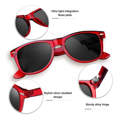 KANASTAL Polarized Sunglasses Men, Fashion Square Sun Glasses Women, Classic Shades for Womens, Driving Fishing Outdoor 100% UV400 Protection
