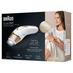 Braun Silk-expert PL 5054, IPL hair removal system for use on body and face, 400,000 flashes with 2 extras: Venus razor and premium bag