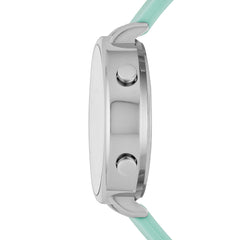 Skechers Magnolia Digital Silicone Watch for Women - Silver, Mint Green