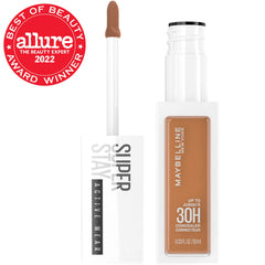 Maybelline New York Super Stay Liquid Concealer Makeup, Full Coverage Concealer, Up to 30 Hour Wear, Transfer Resistant, Natural Matte Finish, Oil-free, Available in 16 Shades, 42, 0.33 fl oz
