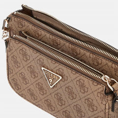 GUESS Womens Noelle Double Pouch Crossbody Handbag