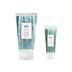 R+Co Waterfall Moisture and Shine Lotion (5 Oz) + Travel Size (.5 Oz) Vegan (Pack of 2)