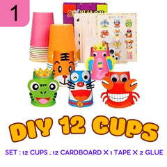 Mumfactory Art & Craft Supplies for Kids – Stickers Toys – Kids Games– Giveaways for Kids – Craft Kit - Birthday Gifts for Girls & Boys – Learning Toys – Set of 5 Toys