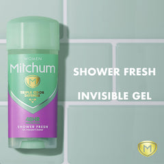 Mitchum Women Gel Antiperspirant Deodorant Twin Pack, Shower Fresh, 3.4oz.