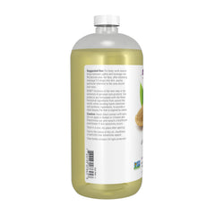 NOW Solutions, Sweet Almond Oil, 100% Pure Moisturizing Oil, Promotes Healthy-Looking Skin, Unscented Oil, 32-Ounce