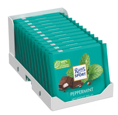 Ritter Sport Peppermint Chocolate - 100g (Pack of 12)