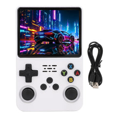 Dpofirs Handheld Game Console, 3.5 Inch IPS Screen, Mini Retro Console, Portable Pocket Console, 3000mAh Battery, Retro Emulator Systems, Portable Handheld Video Game Console (128G)
