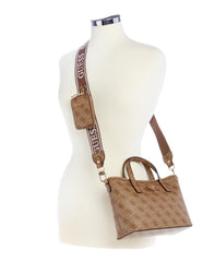 GUESS Womens Latona Mini Tote Mini Tote, Crossbody