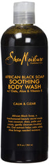 Shea Moisture African Black Soap Soothing Body Wash, 13 oz