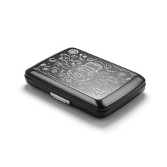 Aluminium Smart Case V2 Wallet - Metal Clasp - RFID Blocking Card Holder - Holds up to 10 Cards and Banknotes - Laser Engraved Muertos