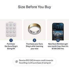 Oura Ring 4 Sizing Kit - Size Before You Buy - Unique Sizing Classification for Smart Rings