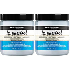 Aunt Jackie's in control 15oz Moisturizing & Softening Conditioner (Pack of 2)