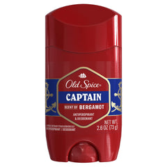 Old Spice Red Collection Invisible Solid Anti-Perspirant and Deodorant for Men, Captain, 2.6 oz