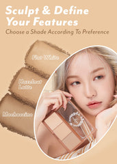 I'm Meme Palette - Afternoon Tea Contour | Roasting Coffee, Bronzer Palette for Face & Cheeks, Matte Powder Bronzer, Natural Makeup, Buildable Coverage, Light to Medium, For Warm Tone Skin, 0.4 Oz