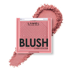 Lamel Pink Blush Cheek Color Mini - Blendable Natural Blush Powder - Enhances & Defines Shapes & Features - Contouring Powder Blush - 4 Universal Shades - β 405 (Pink Blossom) - 3.8g / 0.13 oz
