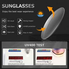 AEVOGUE Sunglasses For Women Oversized Rimless Diamond Cutting Lens Sun Glasses AE0534