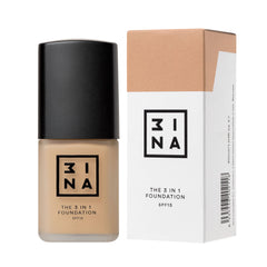 3INA The 3-in-1 Foundation 204 - Vegan, Primer, Concealer & Foundation, Medium Coverage, Natural Finish (1.01 oz)