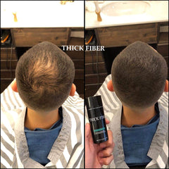 THICK FIBER Hair Fibres for Thinning Hair (Pack of 1 DARK BROWN) | Hair Powder for Thinning Hair 12g Bottle | Make Hair Look Thicker in Seconds | Hair Loss Concealer for Women & Men