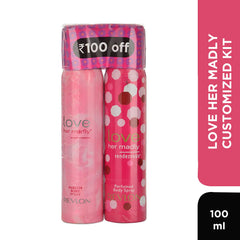 Revlon Body Spray, Love Her Madly, 100ml (Pack of 2)