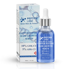 Copper Peptide 10% GHK-CU, 5% AHK-CU peptides Hair Growth Treatment Serum