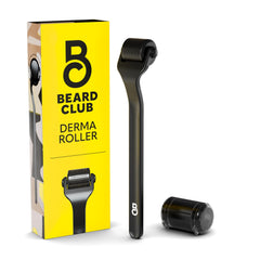 The Beard Club Derma Roller for Face, Body and Scalp - Microneedling Roller with 540 Titanium Microneedles for Hair &
